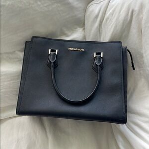 Michael Kors Black Satchel with Sleek Design